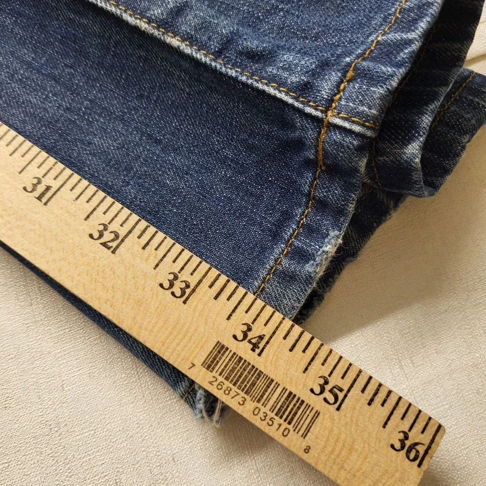 Joes Jeans The Rebel Blue Jeans Straight Leg Relaxed Fit 39/34 Baggy 90s Y2K